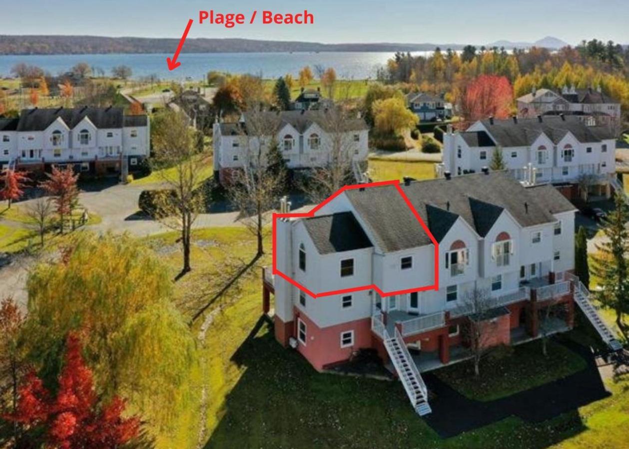 Chaleureux Condo A Magog Exteriér fotografie